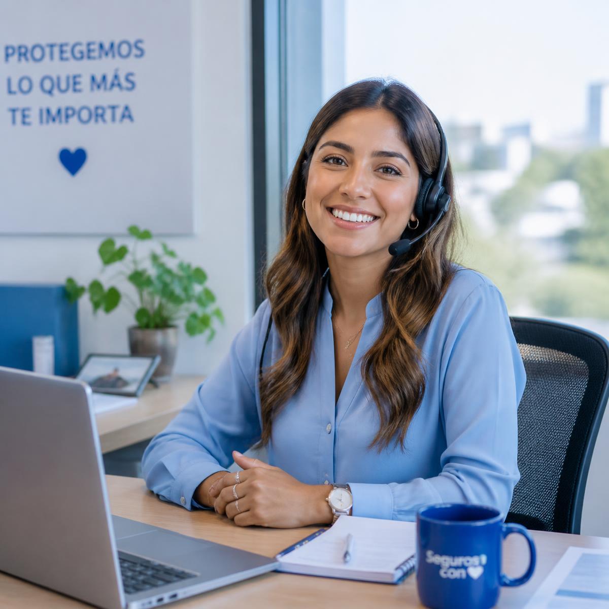 Asesora de Avanta atendiendo a un cliente
